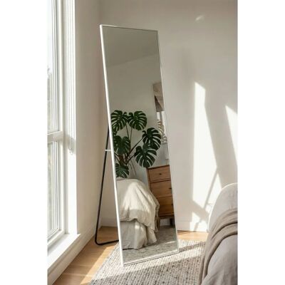 Livingandhome - Rectangular Length Mirror - Silver - Mirror Livingandhome - Rectangular Length Mirror - Silver - Mirror