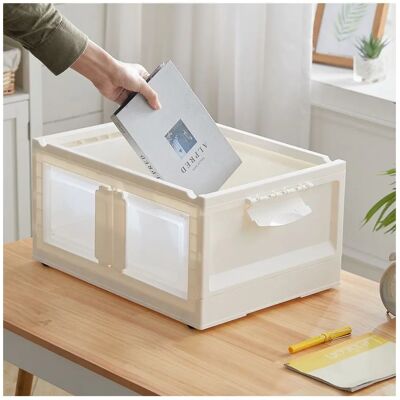 Generic - Foldable Storage Box - White - Storage Box Generic - Foldable Storage Box - White - Storage Box