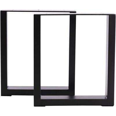 Living and Home - Industrial Rectangular Iron - Table Legs Living and Home - Industrial Rectangular Iron - Table Legs