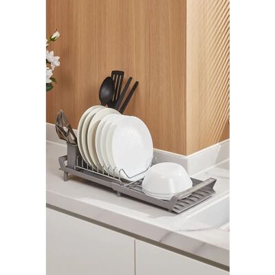 Livingandhome - Dish Drying Rack - Telescopic Drain Livingandhome - Dish Drying Rack - Telescopic Drain