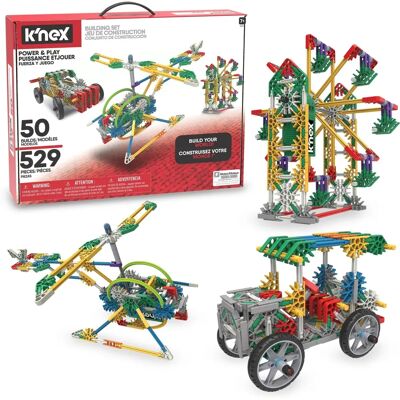 K'NEX Imagine Power & Play Zestaw Konstrukcyjny z Silnikiem 7+ lat K'NEX Imagine Power & Play Zestaw Konstrukcyjny z Silnikiem 7+ lat