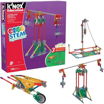 K'NEX Education STEM Explorations Hebel- und Riemenscheiben-Baukasten K'NEX Education STEM Explorations Hebel- und Riemenscheiben-Baukasten