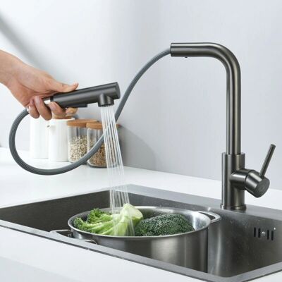 Cecipa - Grifo de cocina ajustable con 2 tipos de chorro - Grifo de cocina Cecipa - Grifo de cocina ajustable con 2 tipos de chorro - Grifo de cocina