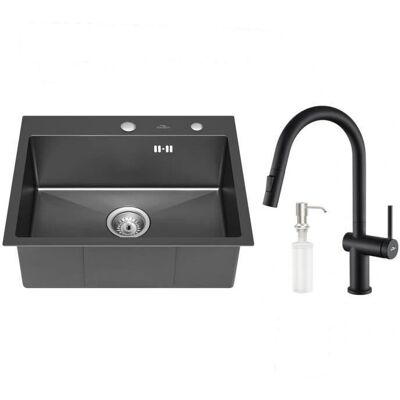 Lonheo Grifo de Cocina Plegable en Acero Inoxidable - Giro a 360° Compacto Lonheo Grifo de Cocina Plegable en Acero Inoxidable - Giro a 360° Compacto