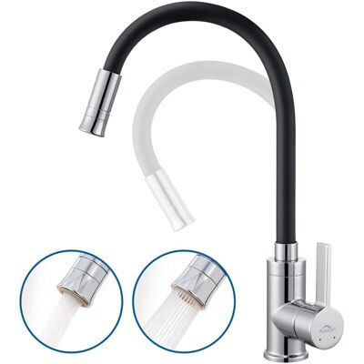 AURALUM Edelstahl Küchenarmatur mit Ausziehbrause - Küchenarmatur AURALUM Edelstahl Küchenarmatur mit Ausziehbrause - Küchenarmatur