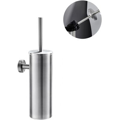 AURALUM Juego de Cepillo de Inodoro en Acero Inoxidable Montado en Pared - Elegante y Duradero AURALUM Juego de Cepillo de Inodoro en Acero Inoxidable Montado en Pared - Elegante y Duradero