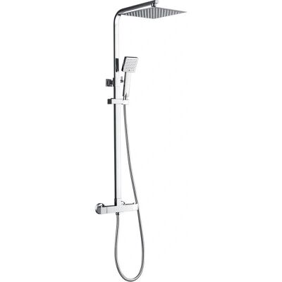Colonne de Douche Thermostatique AURALUM - Hauteur Ajustable, Tête de 10 pouces - Publicité Colonne de Douche Thermostatique AURALUM - Hauteur Ajustable, Tête de 10 pouces - Publicité