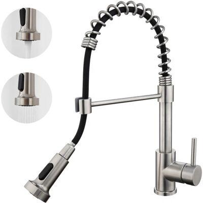 Grifo de Cocina de Acero Inoxidable Auralum - Giratorio, 2 Modos Grifo de Cocina de Acero Inoxidable Auralum - Giratorio, 2 Modos