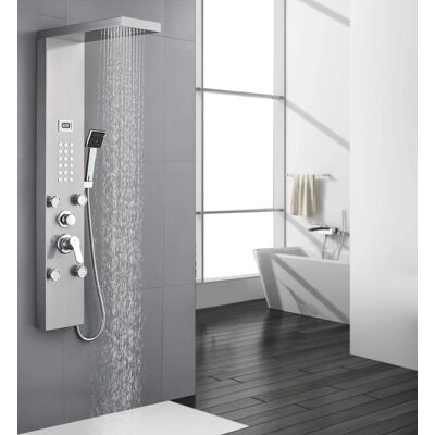 Auralum - Panel - 4 chorros - Ducha lluvia - Shower panel Auralum - Panel - 4 chorros - Ducha lluvia - Shower panel