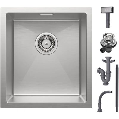 CECIPA - 40x44 cm - Acero inoxidable cepillado - Kitchen Sink CECIPA - 40x44 cm - Acero inoxidable cepillado - Kitchen Sink