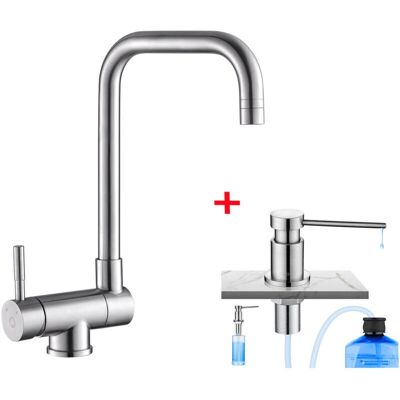 CECIPA - Grifo de Cocina Plegable de Acero Inoxidable - Dispensador CECIPA - Grifo de Cocina Plegable de Acero Inoxidable - Dispensador
