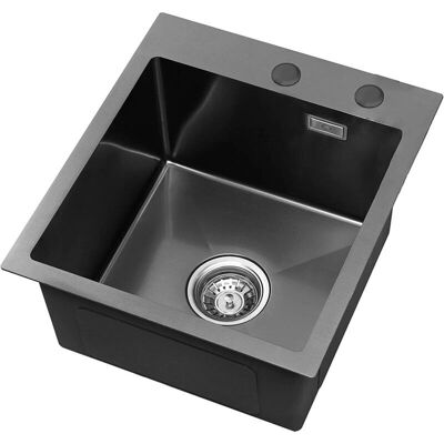 CECIPA - 40x45 cm - Negro - Encastrable - Kitchen Sink CECIPA - 40x45 cm - Negro - Encastrable - Kitchen Sink