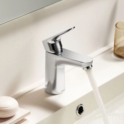 Rubinetto bagno nero CECIPA - Bocca da 112 mm - Miscelatore lavabo Rubinetto bagno nero CECIPA - Bocca da 112 mm - Miscelatore lavabo