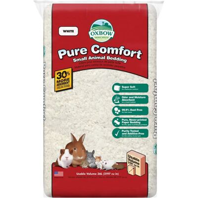 Oxbow Animal Health Pure Comfort Litière pour Petits Animaux Blanc - Litière pour Animaux - Publicité Oxbow Animal Health Pure Comfort Litière pour Petits Animaux Blanc - Litière pour Animaux - Publicité