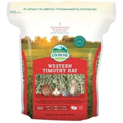 Oxbow Western Timothy Hay Underlag för smådjur - 425g Oxbow Western Timothy Hay Underlag för smådjur - 425g