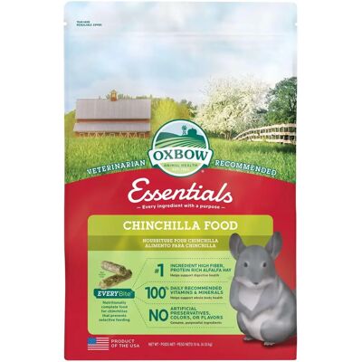 Nourriture pour chinchillas Oxbow Essentials - 4,54 kg - Publicité Nourriture pour chinchillas Oxbow Essentials - 4,54 kg - Publicité
