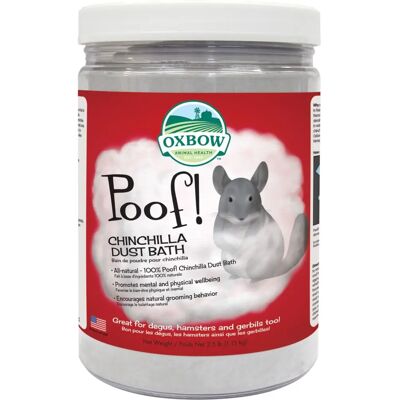 Oxbow Märke Chinchilla Puderbad - Blue Cloud, 1,13kg Oxbow Märke Chinchilla Puderbad - Blue Cloud, 1,13kg