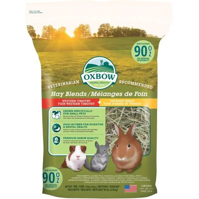 Oxbow Timothy Grass and Orchard Grass Hay Blends - Hay Blends Oxbow Timothy Grass and Orchard Grass Hay Blends - Hay Blends