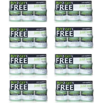 Salon System - Just Wax Tea Tree - Box of 8 - Wax Salon System - Just Wax Tea Tree - Box of 8 - Wax