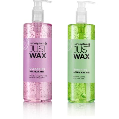 Salon System - Just Wax Cleansing - Pre-Wax - 500ml - Gel Salon System - Just Wax Cleansing - Pre-Wax - 500ml - Gel
