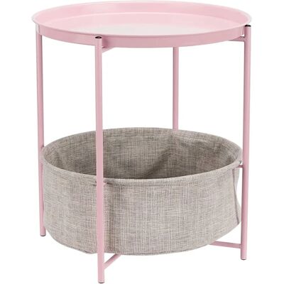 Basics Rosa Polvere Tavolino Rotondo - Tavolino Basics Rosa Polvere Tavolino Rotondo - Tavolino