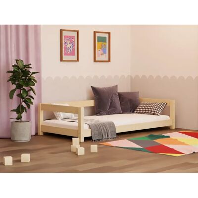 Lit Enfant Benlemi 120x190 - Lit en Bois Sécurisé - Publicité Lit Enfant Benlemi 120x190 - Lit en Bois Sécurisé - Publicité