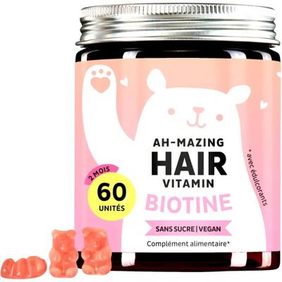 Bears with Benefits Gummies de Biotine à Haute Dose - Cheveux, Peau & Ongles - Publicité Bears with Benefits Gummies de Biotine à Haute Dose - Cheveux, Peau & Ongles - Publicité
