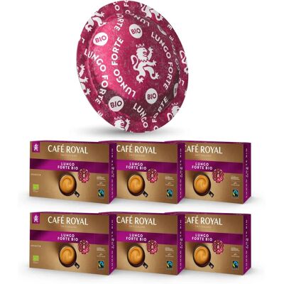 Café Royal Pro - 6x50 - Bio - Lungo Forte - Capsules de café - Publicité Café Royal Pro - 6x50 - Bio - Lungo Forte - Capsules de café - Publicité