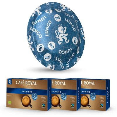 Café Royal - Pro - 3 x 50 - Lungo BIO - Capsules de café - Publicité Café Royal - Pro - 3 x 50 - Lungo BIO - Capsules de café - Publicité