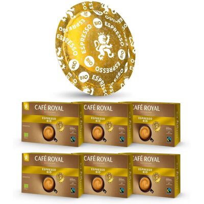 Café Royal - Pro - Espresso BIO - 6 x 50 - Coffee capsules - Publicité Café Royal - Pro - Espresso BIO - 6 x 50 - Coffee capsules - Publicité