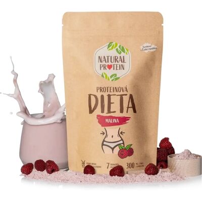 Dieta s malinami Natural Protein - 1/3/5 kusů - Potravinový doplněk Dieta s malinami Natural Protein - 1/3/5 kusů - Potravinový doplněk