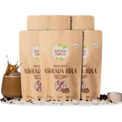 NaturalProtein Náhrada jídla - Káva - 1, 3, 5 kusů NaturalProtein Náhrada jídla - Káva - 1, 3, 5 kusů