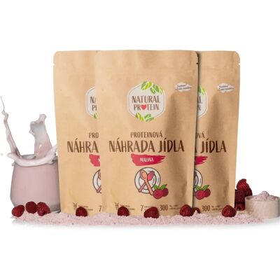 Natural Protein Náhrada jídla s malinama Natural Protein Náhrada jídla s malinama