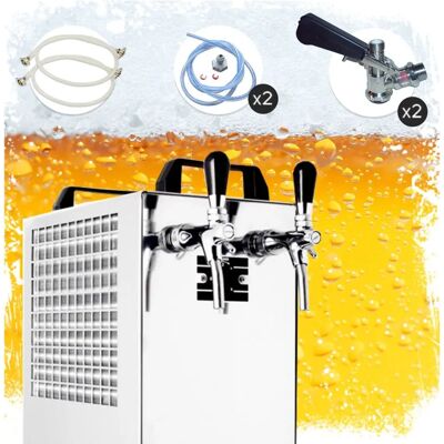 Distributeur de bière en acier inoxydable Kontakt 40/k - 50 L/h - Publicité Distributeur de bière en acier inoxydable Kontakt 40/k - 50 L/h - Publicité
