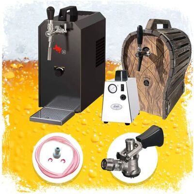 Ensemble complet de distributeur de bière ICH-ZAPFE Jet 30 - Réfrigérateur compact 35L/h - Publicité Ensemble complet de distributeur de bière ICH-ZAPFE Jet 30 - Réfrigérateur compact 35L/h - Publicité