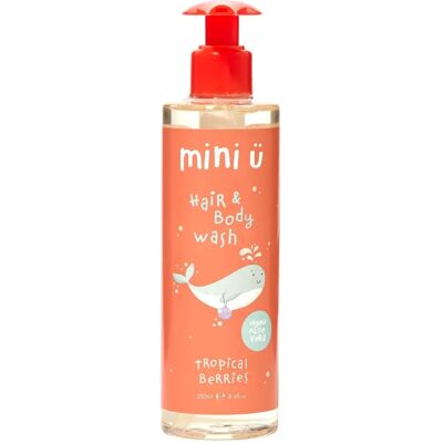 Mini-U Tropical Beeren Haar & Körperwäsche - Kinder 2-in-1 Duschgel & Shampoo Mini-U Tropical Beeren Haar & Körperwäsche - Kinder 2-in-1 Duschgel & Shampoo
