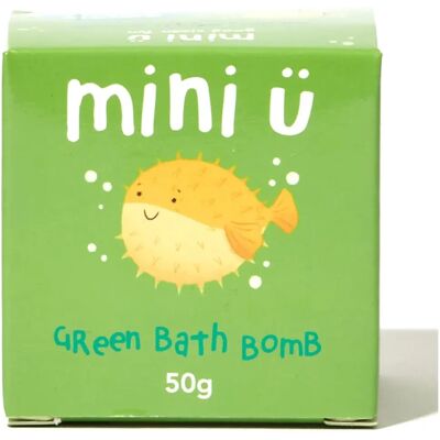 Mini-U Vihreä Kylpyvaahto - Effervescentti, 50g - Lasten Kylpypallo Mini-U Vihreä Kylpyvaahto - Effervescentti, 50g - Lasten Kylpypallo