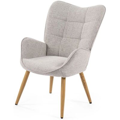 Meubles Cosy - Sillón gris tapizado - Grey fabric - Armchair Meubles Cosy - Sillón gris tapizado - Grey fabric - Armchair