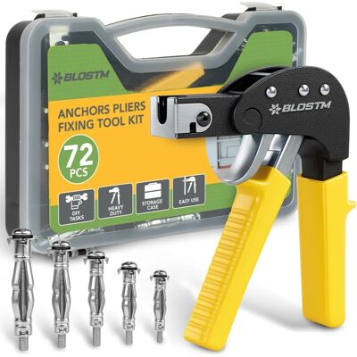 BLOSTM - Hollow Wall Fixings - 72pc - Wall Anchor - Publicité BLOSTM - Hollow Wall Fixings - 72pc - Wall Anchor - Publicité