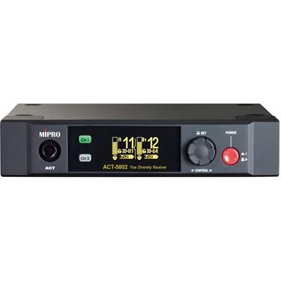 Mipro ACT-5802 - Digitaler 2-Kanalempfänger - 9.5'' Mipro ACT-5802 - Digitaler 2-Kanalempfänger - 9.5''