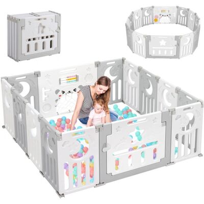 Keepbuying - 14-panel - 150 x 150 x 62 cm - Playpen Keepbuying - 14-panel - 150 x 150 x 62 cm - Playpen