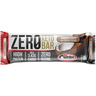 PRO NUTRITION Barretta Zero Keto Cocco - Proteine Keto PRO NUTRITION Barretta Zero Keto Cocco - Proteine Keto