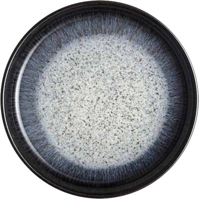 Denby Halo Lille Coupe Tallerken - 17cm Sort Denby Halo Lille Coupe Tallerken - 17cm Sort