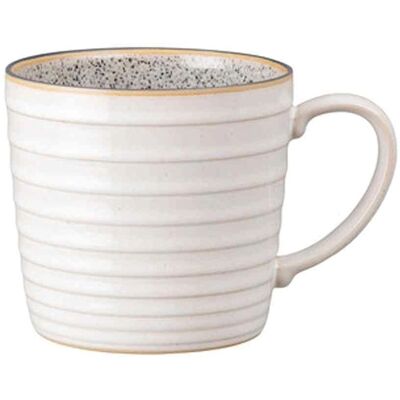 Denby Studio Grey White Ridged Mug - Krus Denby Studio Grey White Ridged Mug - Krus