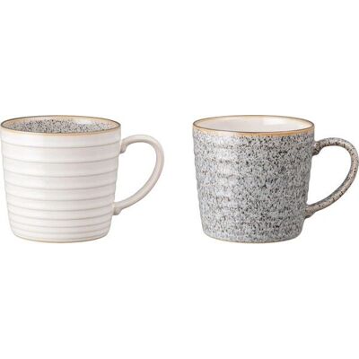 Denby Studio Grey Steingods Kopper - 2-pakning Denby Studio Grey Steingods Kopper - 2-pakning