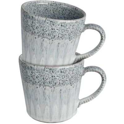 Denby Studio Grey Accent Kopp - Sett med 2 - Holdbart, Håndlaget Denby Studio Grey Accent Kopp - Sett med 2 - Holdbart, Håndlaget