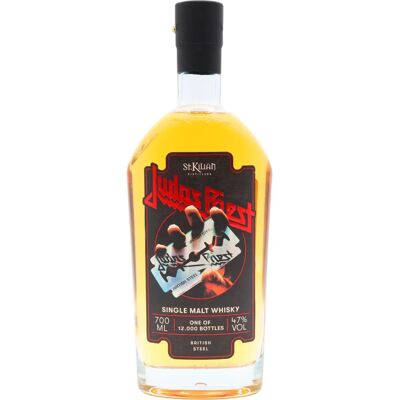 St. Kilian Judas Priest British Steel Edition Single Malt Whisky - Heavy Metal Geest St. Kilian Judas Priest British Steel Edition Single Malt Whisky - Heavy Metal Geest