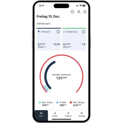 Powerfox PA201902 - Intelligenter Stromzähler WLAN - Energieüberwachung Powerfox PA201902 - Intelligenter Stromzähler WLAN - Energieüberwachung