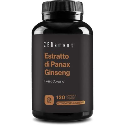 Ginseng Panax altamente concentrado - 120 cápsulas Ginseng Panax altamente concentrado - 120 cápsulas