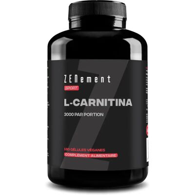 Zenement L-Carnitine 180 Capsules - Complément Alimentaire - Publicité Zenement L-Carnitine 180 Capsules - Complément Alimentaire - Publicité